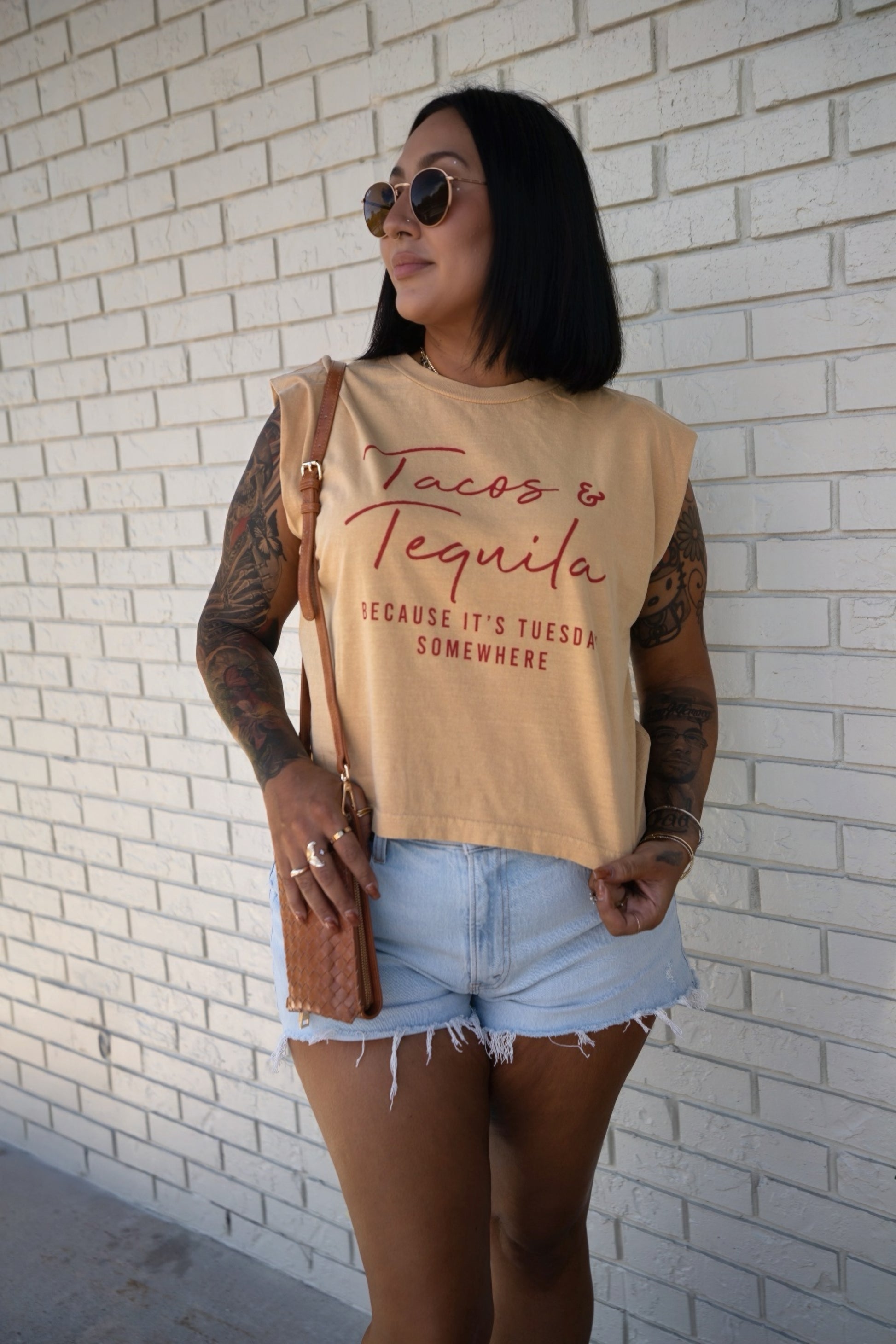 Tacos and Tequila Muscle Tee