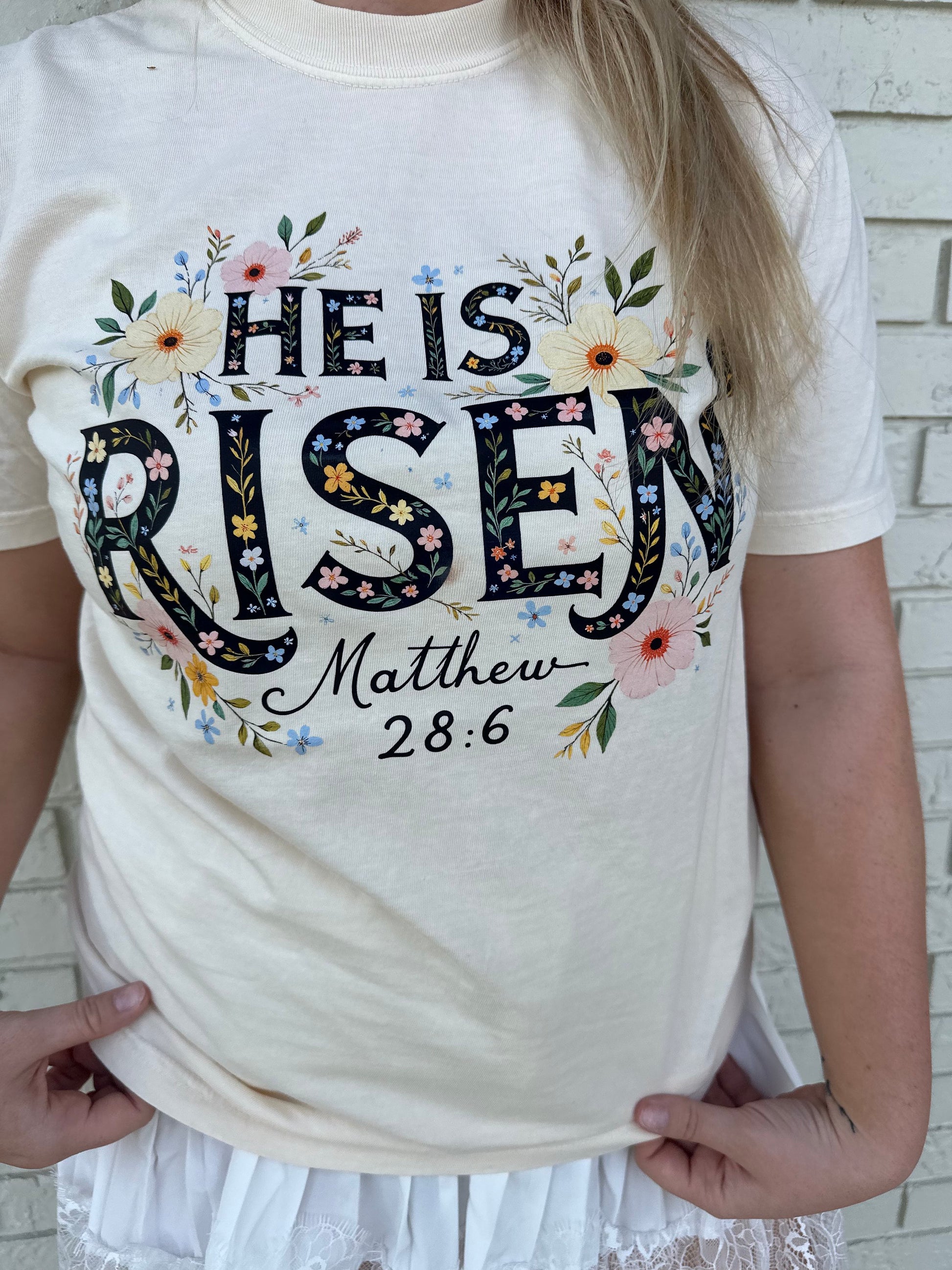 He Is Risen Tee image 0