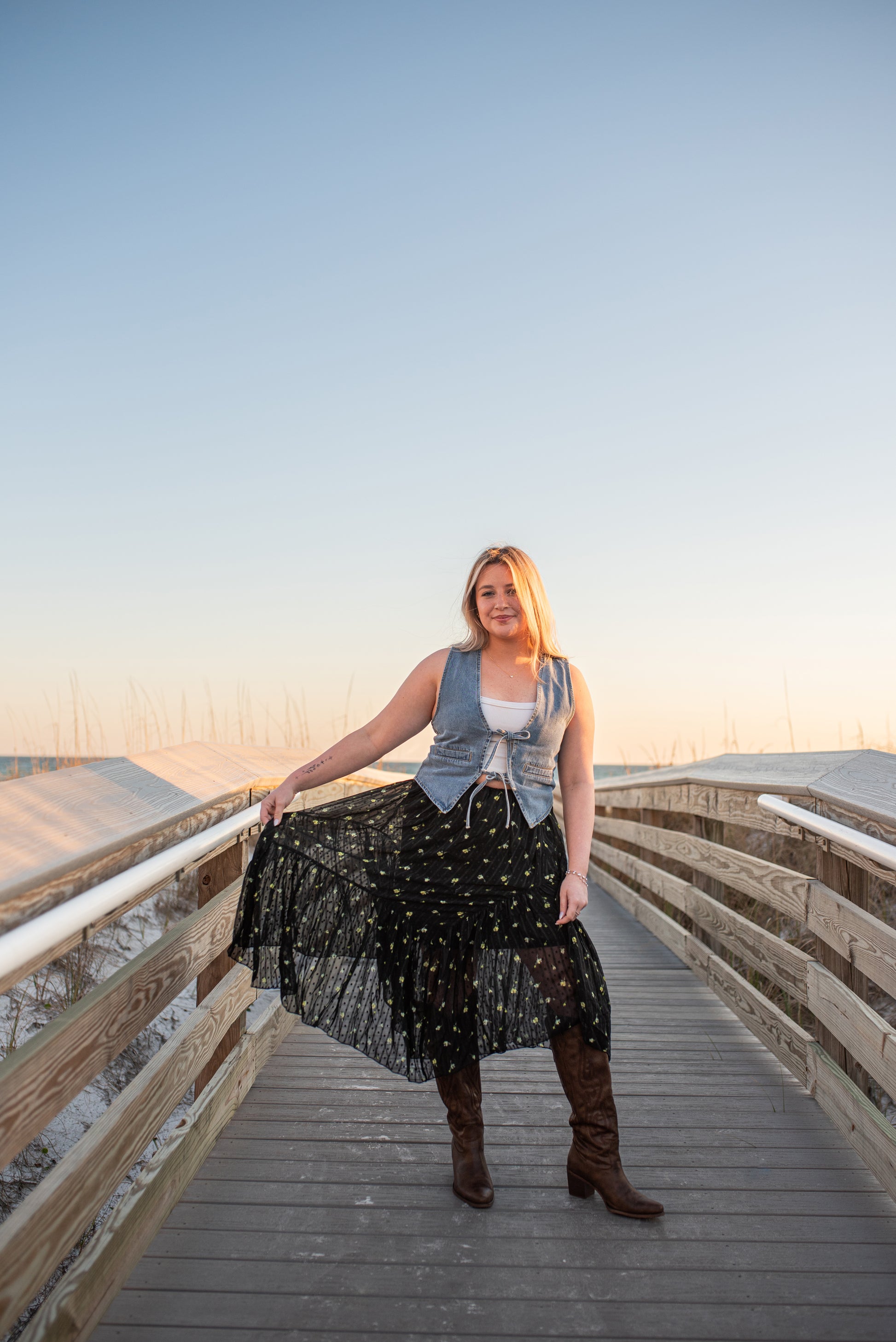 Elise Layered Midi Skirt image 4