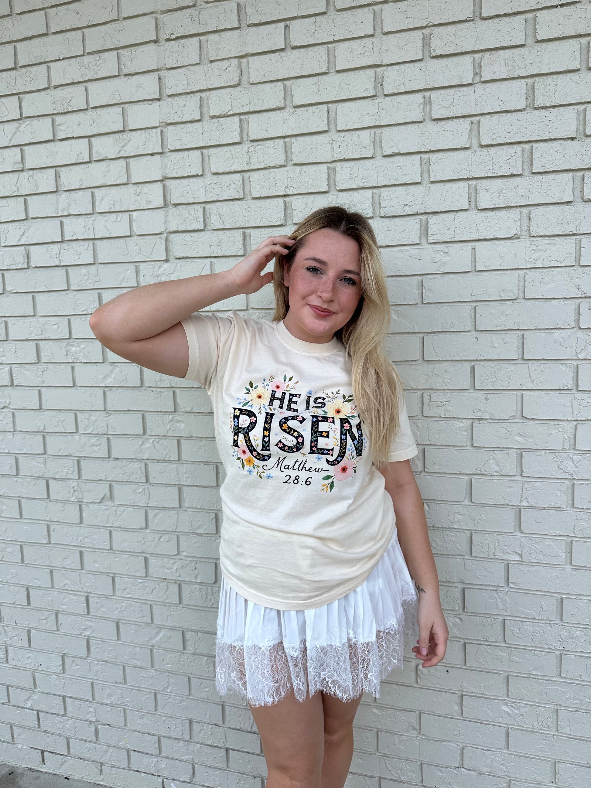 He Is Risen Tee image 2