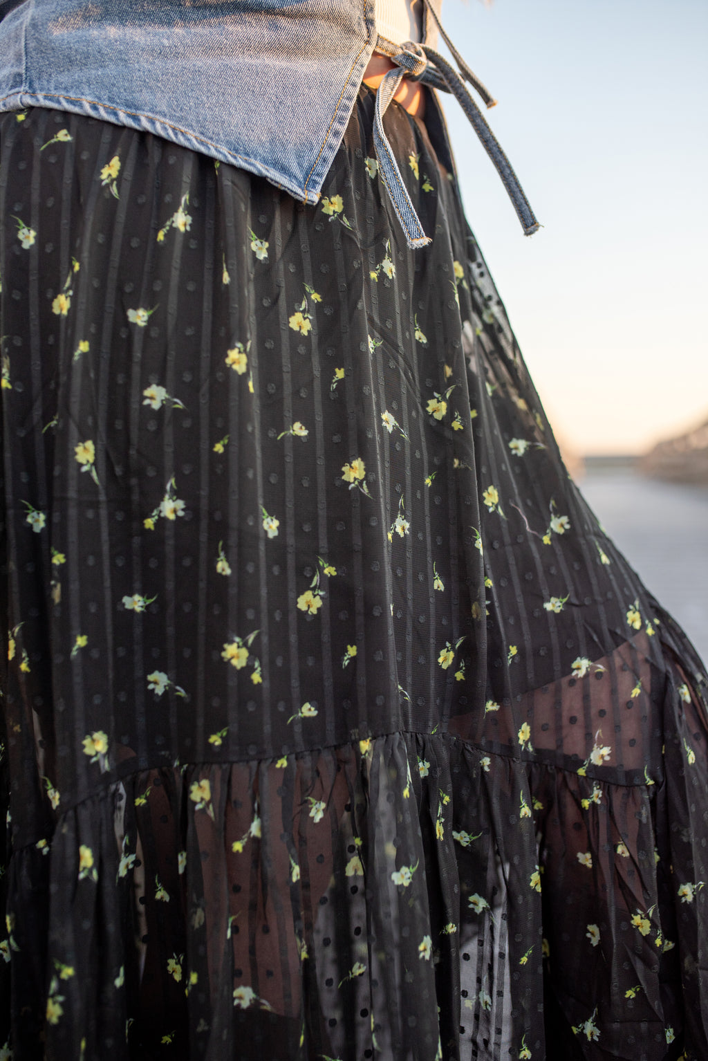 Elise Layered Midi Skirt image 3
